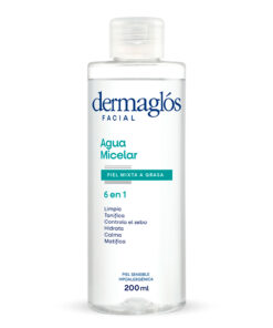 Dermaglos Agua Micelar Piel Mixta x 200 ml