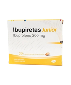 Ibupiretas Junior 200mg x20 comprimidos masticables