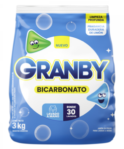 Granby Jabón En Polvo Lavado A Mano Limón x 3kg