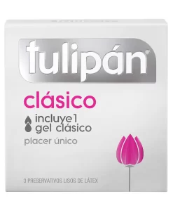 Tulipán Preservativo Clásico x 3 un.
