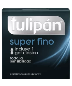 Tulipán Preservativo Super Fino x 3 un.