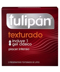 Tulipán Preservativo Texturado x 3 un.