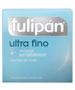 Tulipán Preservativo Ultra Fino x 3 un.