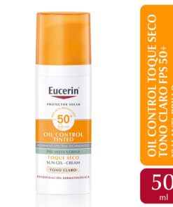 Eucerin Sun Oil Control Gel Crema Facial Toque Seco Tono Claro SPF50 x 50ml