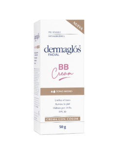Dermaglós Facial BB Cream Tono Medio x 50 gr
