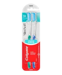 Colgate Cepillo Slim Soft x2